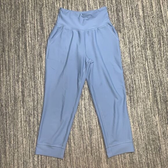 Old Navy Active Women Small Power Fit High Waisted Athletic Style Pants Leggings - Picture 1 of 7